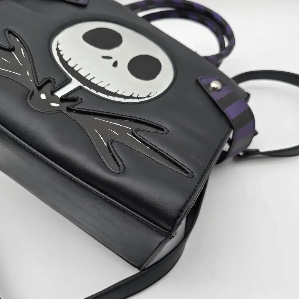 The Nightmare Before Christmas Black Crossbody Bag Skellington Burton Bioword